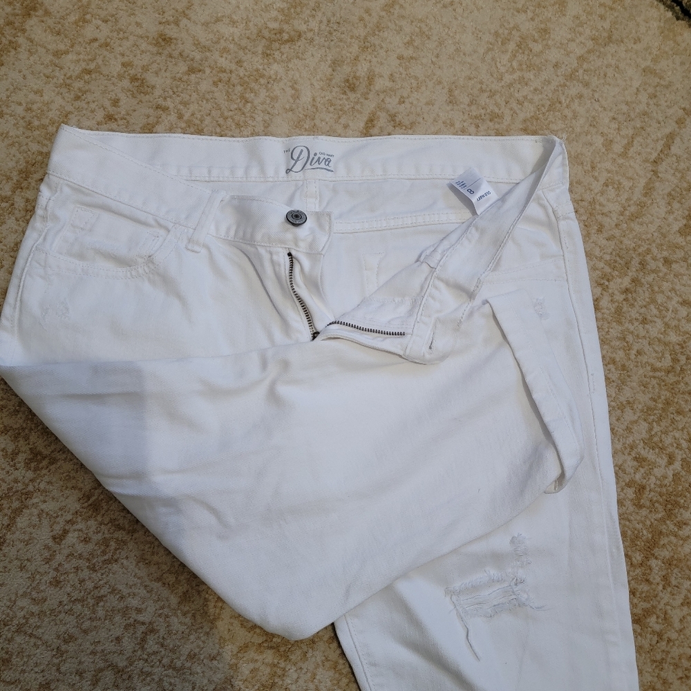 Old Navy white capris